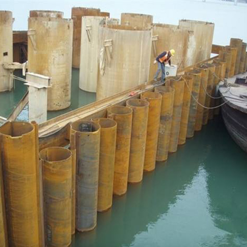 茂名钢护筒现场安装
